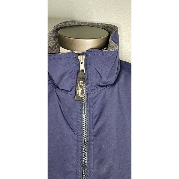 L.L. Bean Women's Blue Fleece Lined Jacket Size L - Picture 6 of 8